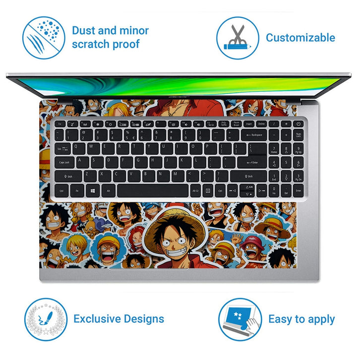 Laptop Skin - Anime One Piece Dynamic Collage DS2