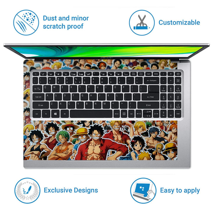 Laptop Skin - Anime One Piece Dynamic Collage DS6