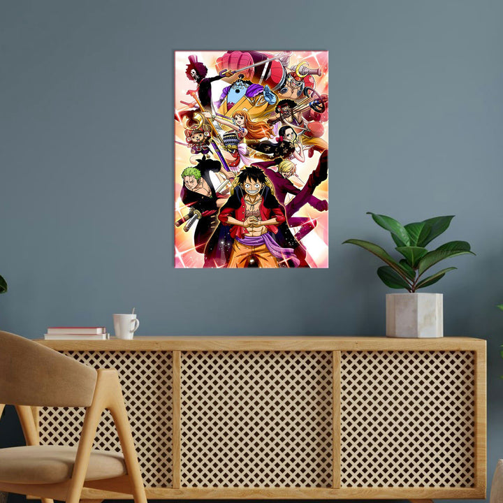 Metal Poster - One Piece Ninja Art