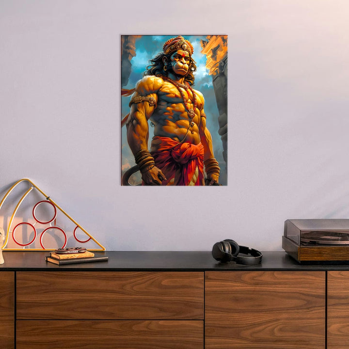 Metal Poster - Lord Hanuman LH02