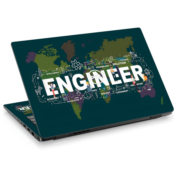 Dell Laptop Skin - Engineer World Map