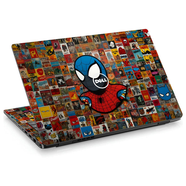 Dell Laptop Skin - Spiderman Collage