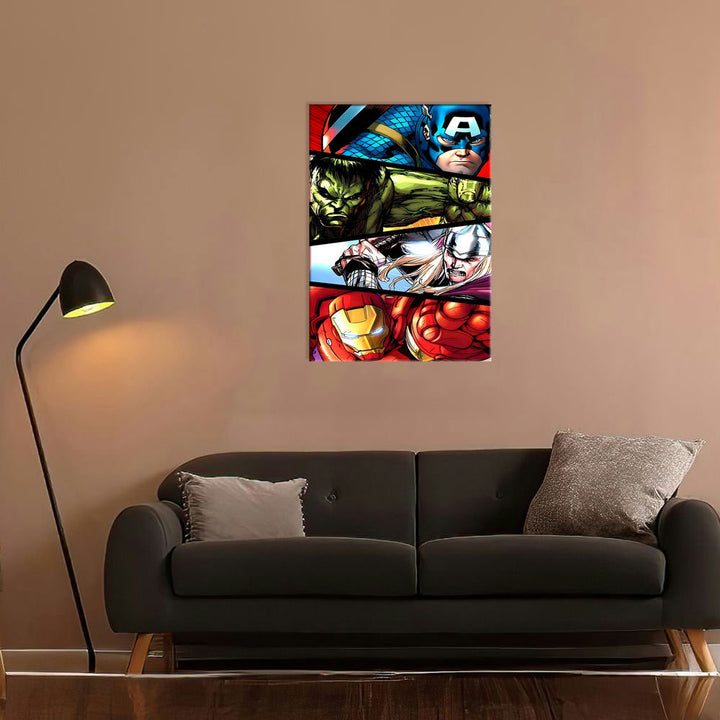 Metal Poster - Superhero Avengers AV02