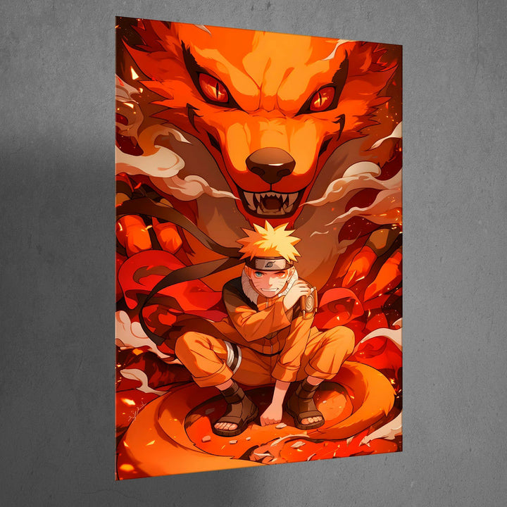 Metal Poster - Kurama Nine Tails