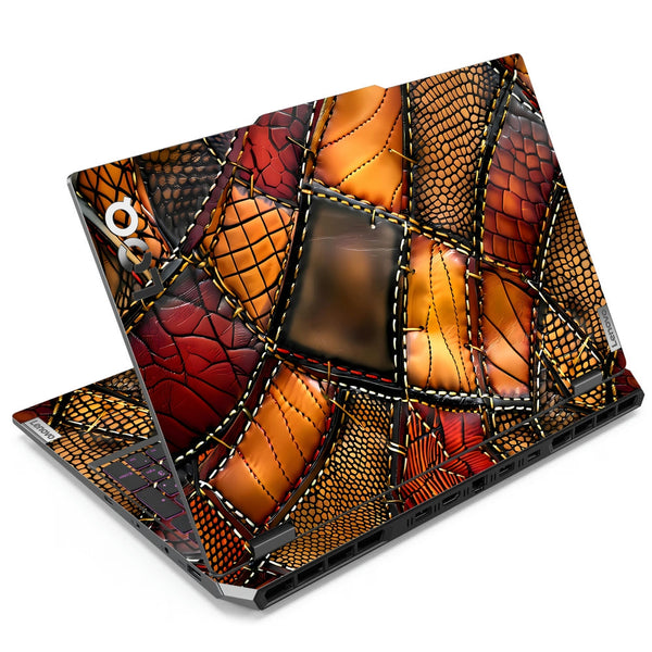 Lenovo LOQ Laptop Skin - Earthy Patchwork Abstract