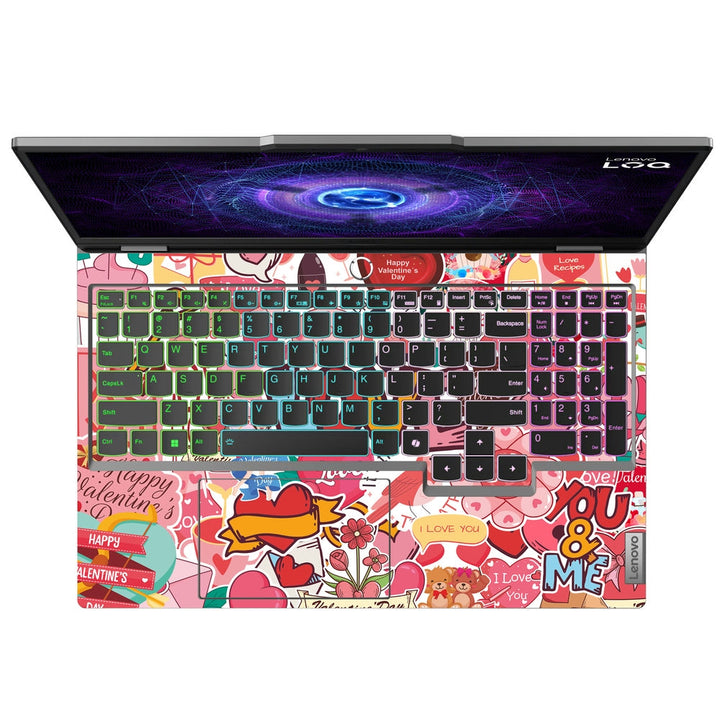 Lenovo LOQ Laptop Skin - Valentines Day Sticker Bomb