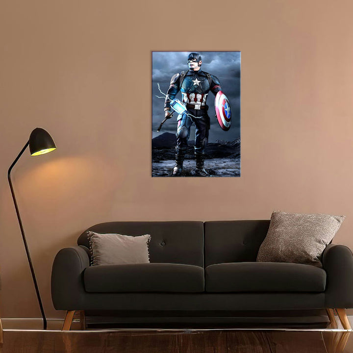 Metal Poster - Superhero Captain America CAP07