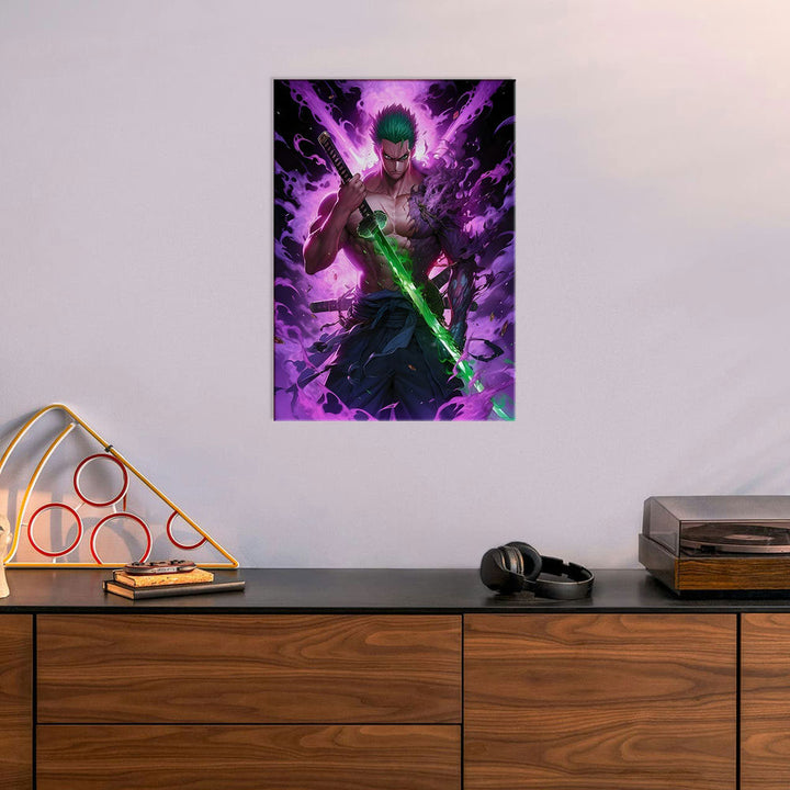 Metal Poster - One Piece Roronoa Zoro OP28