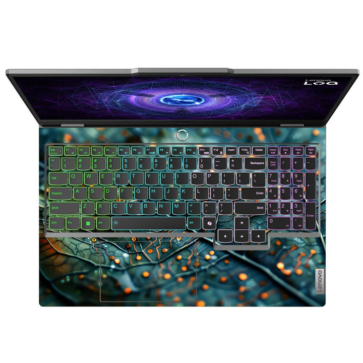 Lenovo LOQ Laptop Skin - Metallic Green Rusted Surface