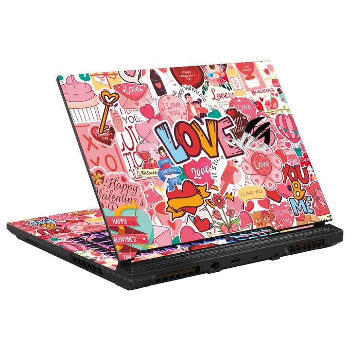 Asus Laptop Skin - Valentines Day Sticker Bomb