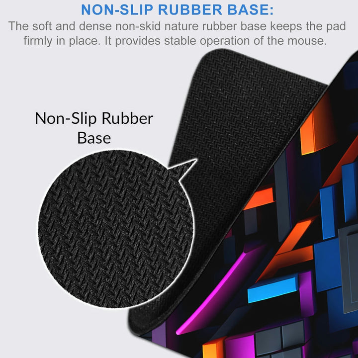 Anti-Slip Desk Mat Gaming Mouse Pad - Color Matrix