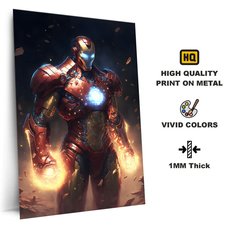 Metal Poster - Superhero Iron Man IM17