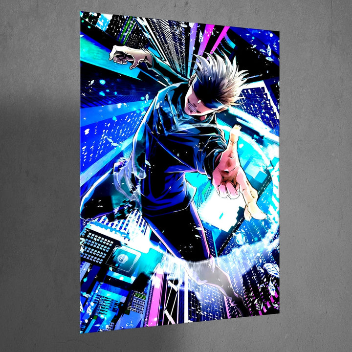 Metal Poster - Anime Satoru Gojo SG08