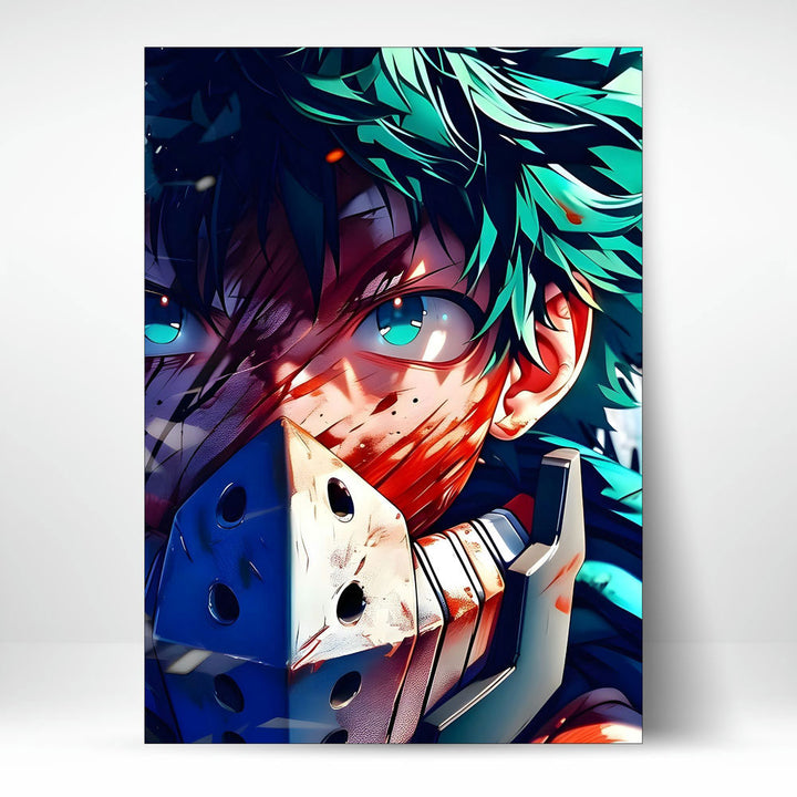 Metal Poster - Anime Izuku Midoriya