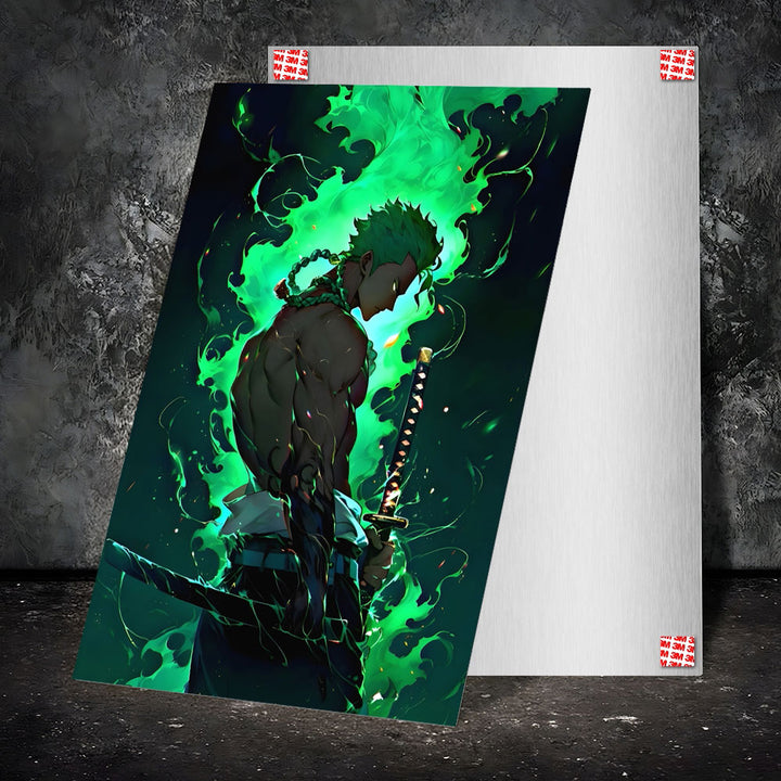 Metal Poster - One Piece Roronoa Zoro OP30