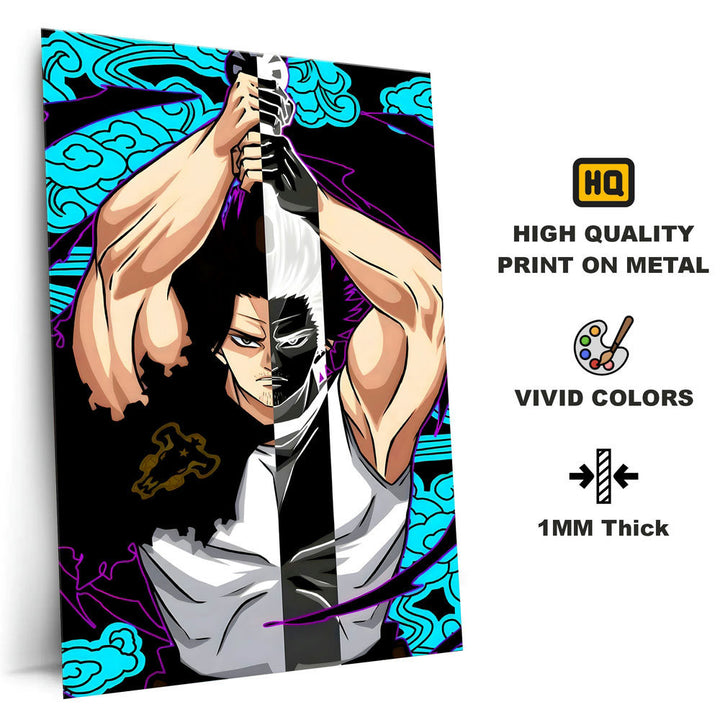 Metal Poster - Anime Sword Master