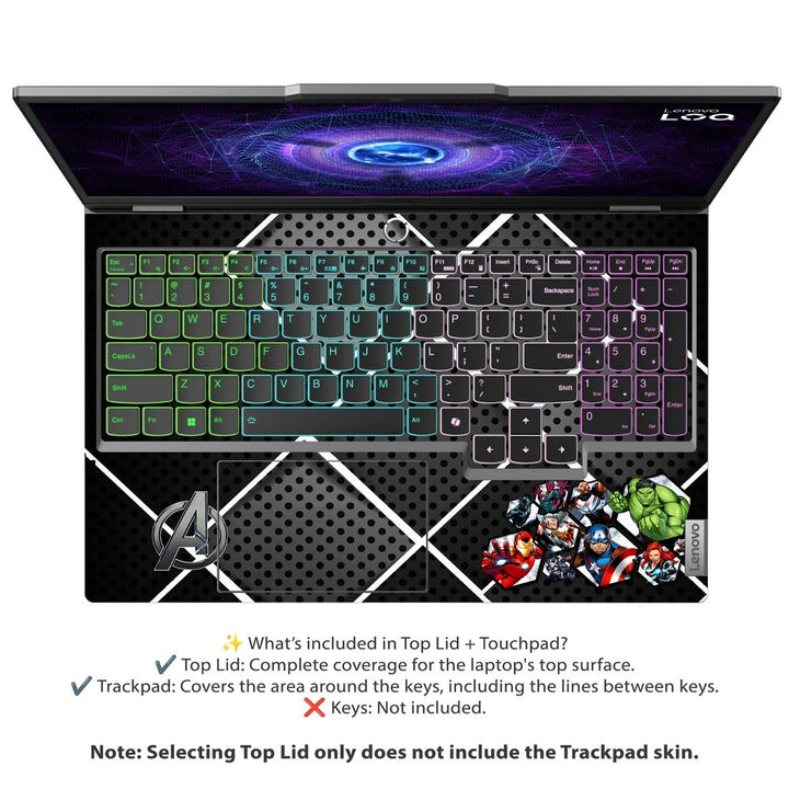 Laptop Skin - Avengers Shield Team