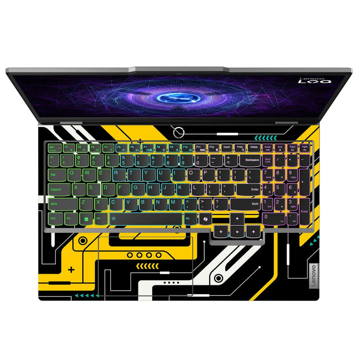 Lenovo LOQ Laptop Skin - Amber Circuit