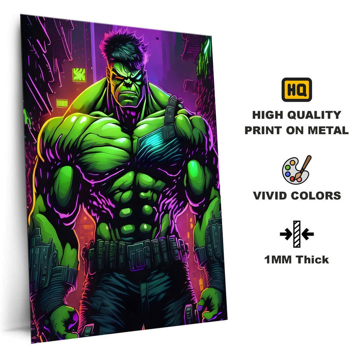 Metal Poster - Superhero Hulk SH01