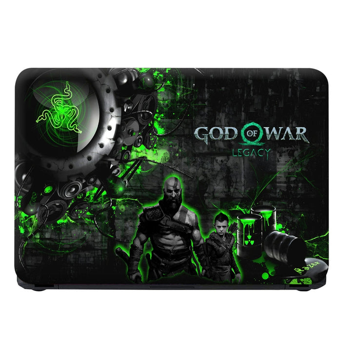 Laptop Skin - God of War Green Fury