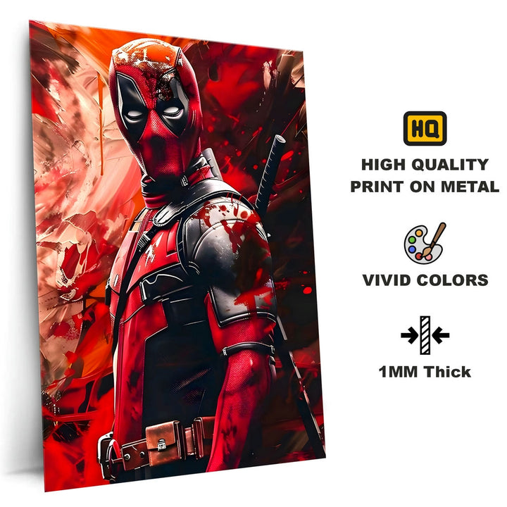 Metal Poster - Superhero Deadpool DP05