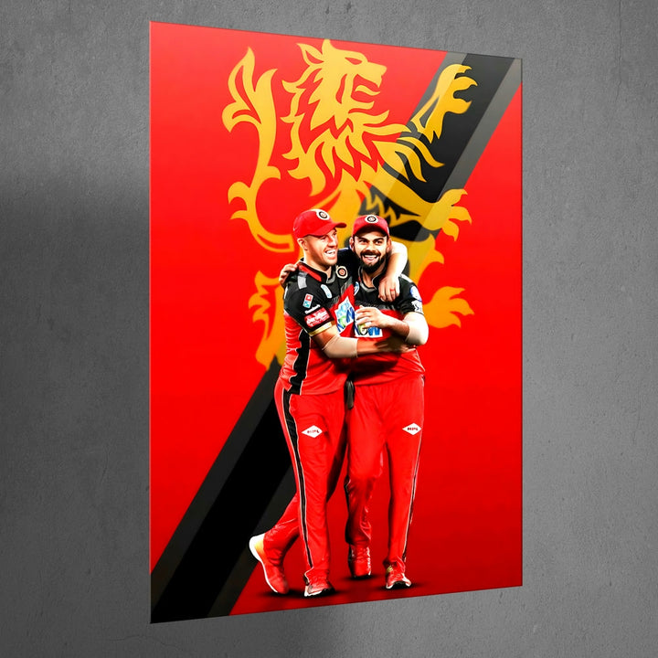 Metal Poster - Virat Kohli VK07