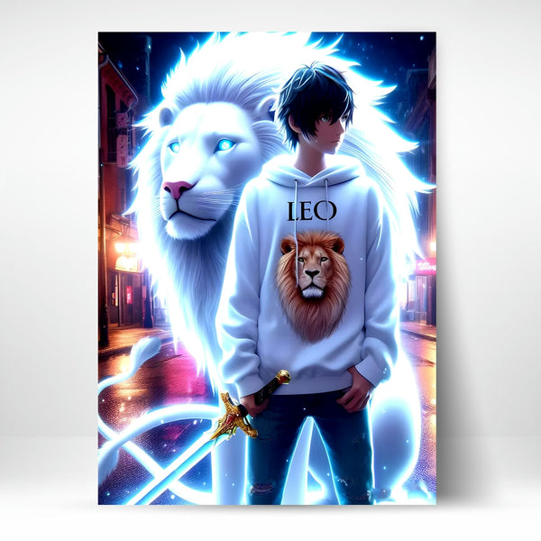 Metal Poster - Leo Spirit Guardian