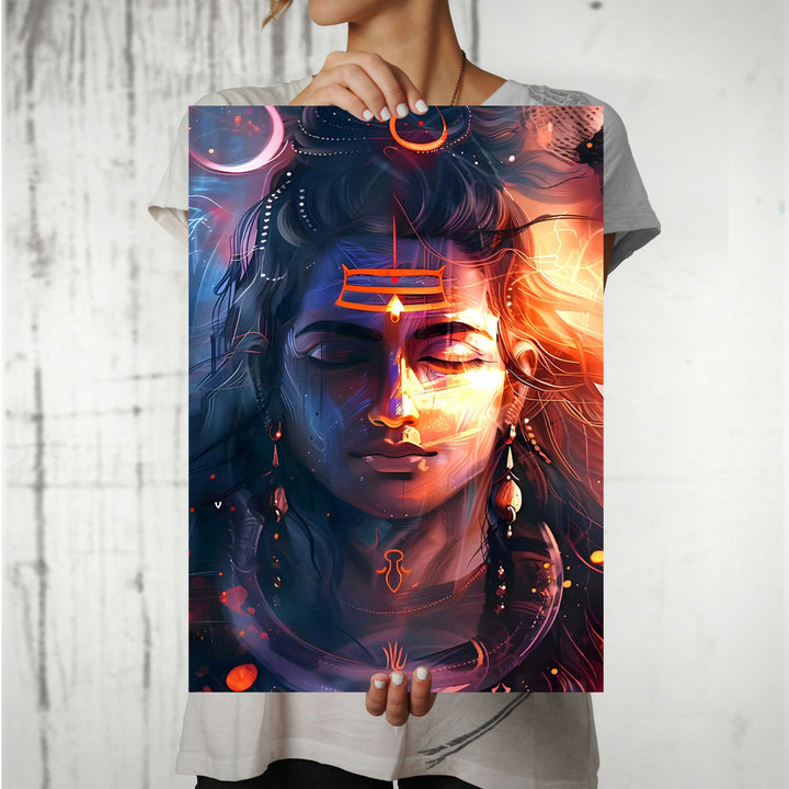 Metal Poster - Lord Shiva LS05