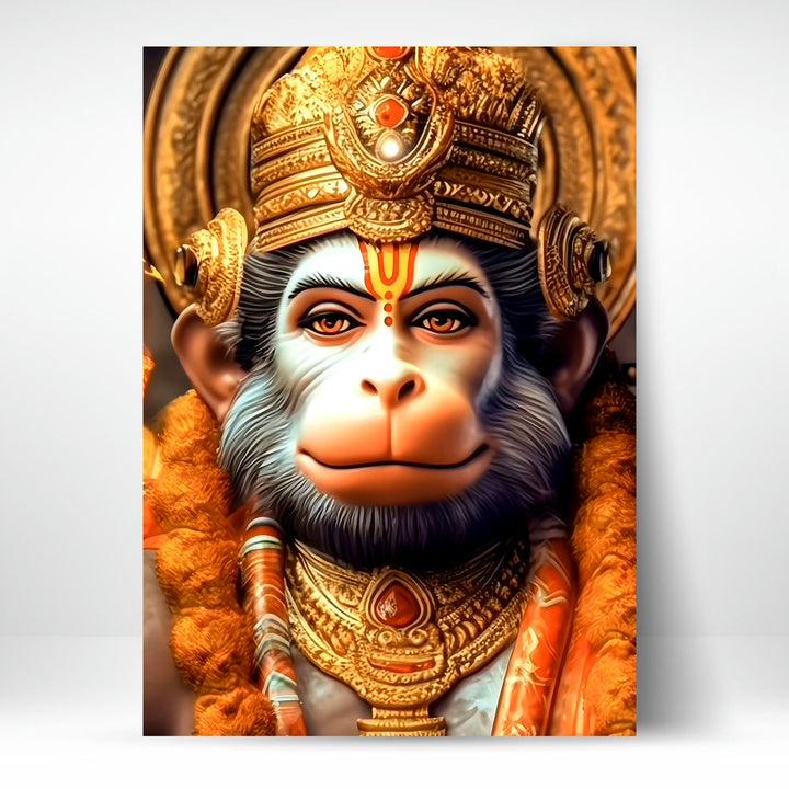 Metal Poster - Lord Hanuman LH03