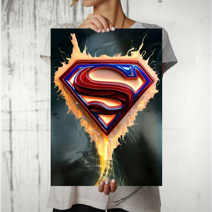 Metal Poster - Superhero Superman SUP01