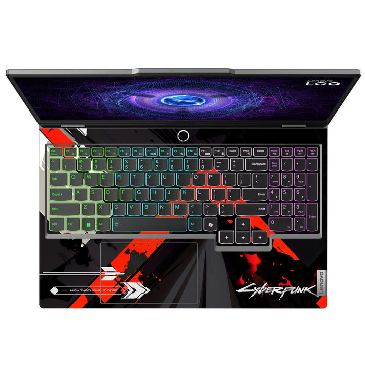 Lenovo LOQ Laptop Skin - Cyberpunk Neon Assassin