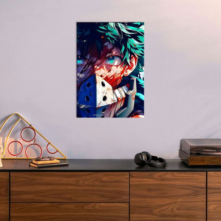 Metal Poster - Anime Izuku Midoriya