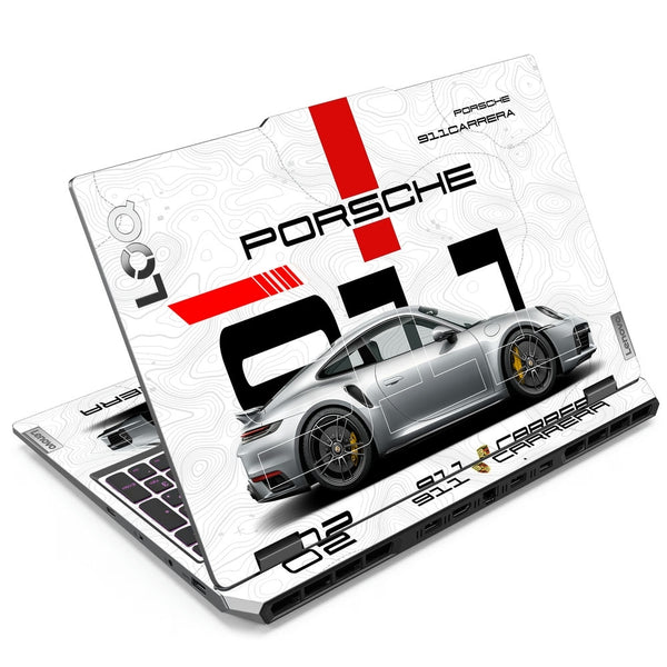 Laptop Skin - Porsche 911 Carrera Sketch