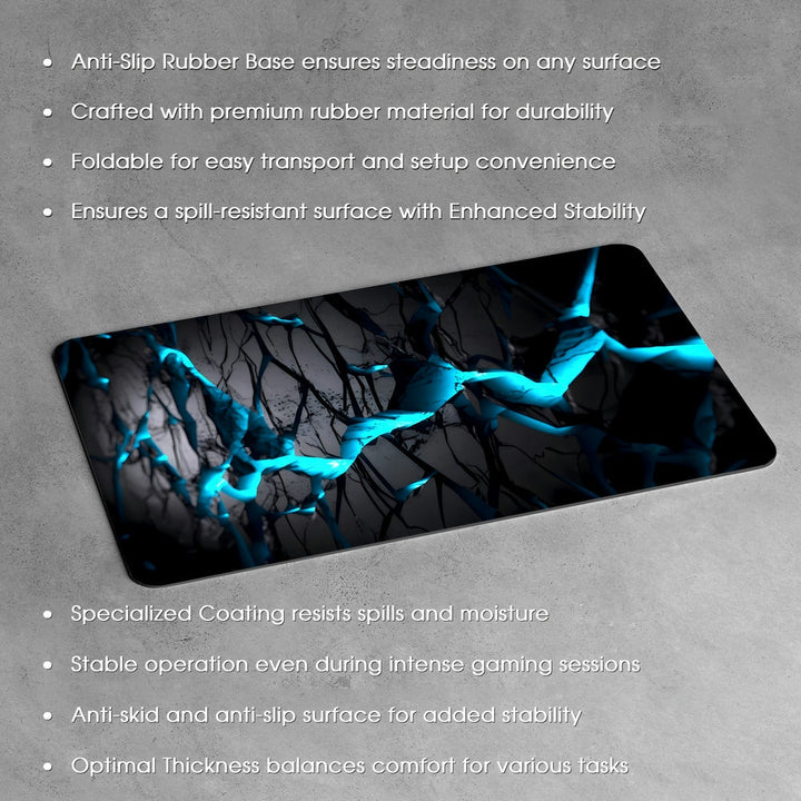 Anti-Slip Desk Mat Gaming Mouse Pad - Electric Veins