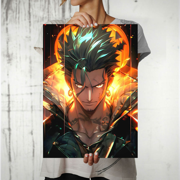 Metal Poster - One Piece Roronoa Zoro OP22