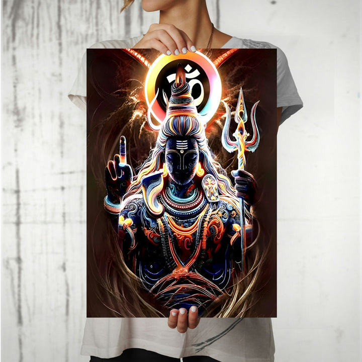 Metal Poster - Lord Shiva LS19