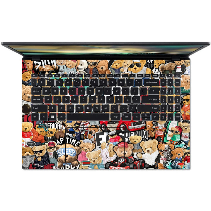 Acer Laptop Skin - Teddy Sticker Bomb