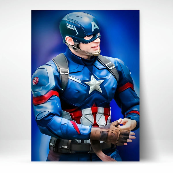 Metal Poster - Superhero Captain America CAP02