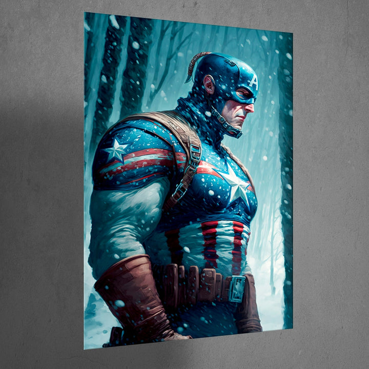 Metal Poster - Superhero Captain America CAP16