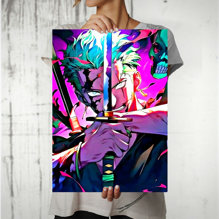 Metal Poster - One Piece Roronoa Zoro OP41