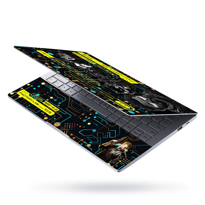 Laptop Skin - Cyberpunk Cyber Grid