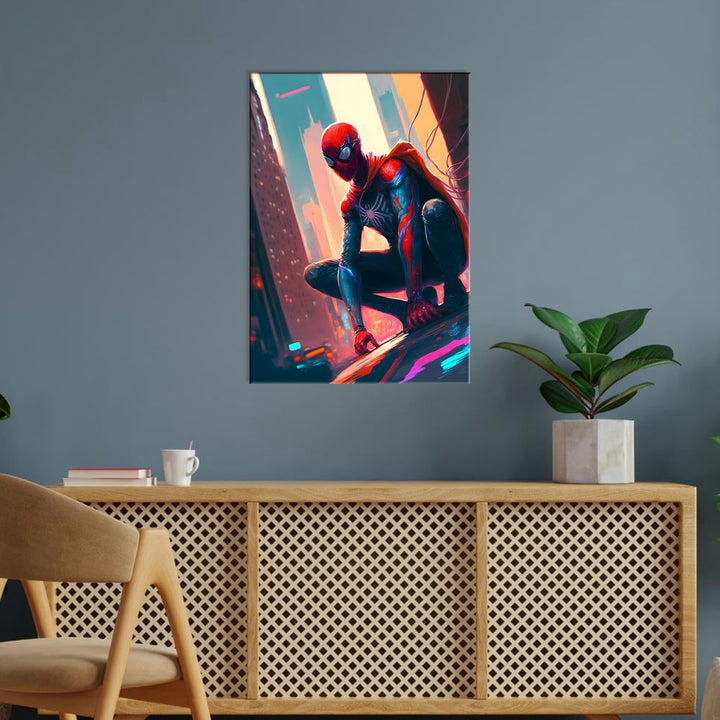 Metal Poster - Superhero Spiderman SM17