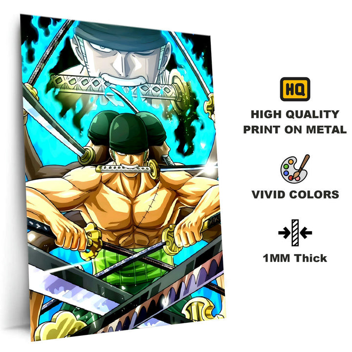 Metal Poster - One Piece Roronoa Zoro OP24