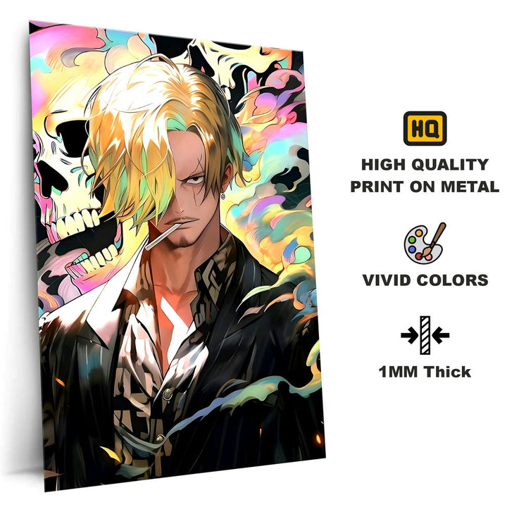 Metal Poster - One Piece Sanji OP53