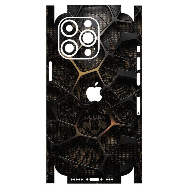 Apple iPhone Skin Wrap - Brown Black Net