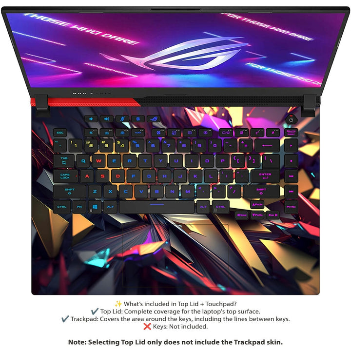 Asus Laptop Skin - Kaleidoscope Blast