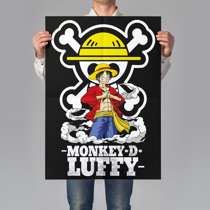 Self Adhesive Textured Vinyl Poster Monkey D. Luffy One Piece