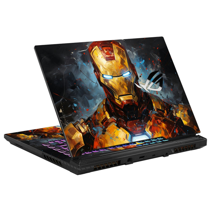 Asus Laptop Skin - Iron Man Brush Stroke Art