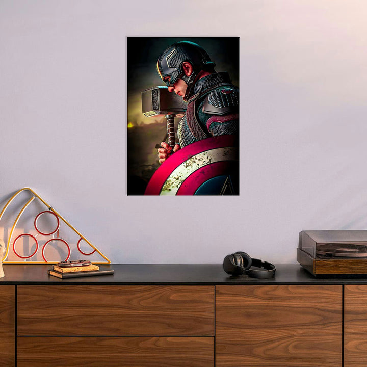 Metal Poster - Superhero Captain America CAP04