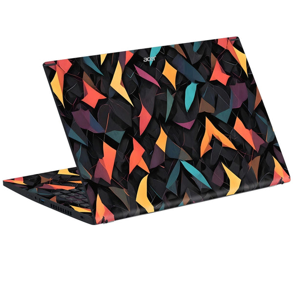 Acer Laptop Skin - Geometric Vibrant Shapes Pattern